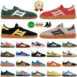 Original Handball Spezial Casual Shoes for Men Women Flat Designer Loafers Core Black Navy Gum Chalk White Light Blue Low Platform Trainers Sneakers Size EUR36-45