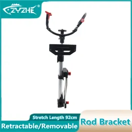 Accessories ZYZ Fishing Rod Bracket Retractable and Removable Adjustable Angle Aluminium Alloy Rod Holder Fishing Box Accessories Tackle