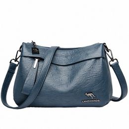new Blue Leather Bags Women Purses and Handbags Luxury Handbags Women Bag Designer Brand Shoulder Crossbody Bags for Women 2020 J01C#