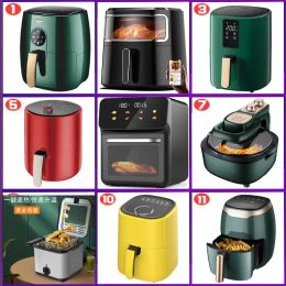 Fryers Air Fryer Household Large Capacity Multifunctional Deep Frying Pan Chips Machine SmokeFree Chips Machine