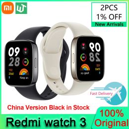 Watches Xiaomi Redmi Watch 3 GPS Smart Watches 1.75'' AMOLED Screen 60Hz Blood Oxygen Heart Rate SOS Bluetooth Call Smartwatch 5ATM New