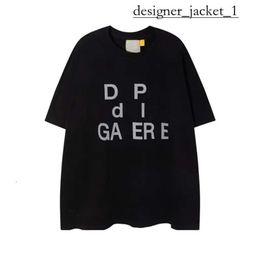 Gallerydept High Quality Designer Mens T Shirt Street Trendy Rock Gallerydept Shirt Letter Short Sleeve Luxury Brand Womens Quick Dry Loose Gallerydept Shirt 1126