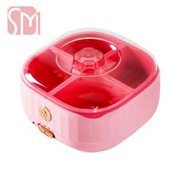 Heaters SM Four Grid Wax Heater Silicone Multifunction Nonstick Separable Wax Melting Washing Free Beeswax Heating Unhairing Machine