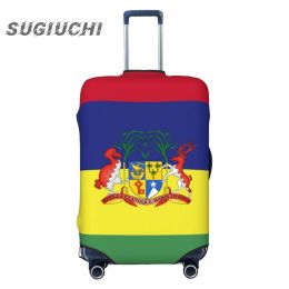 Accessories Mauritius Country Flag Luggage Cover Suitcase Travel Accessories Printed Elastic Dust Cover Bag Trolley Case Protective