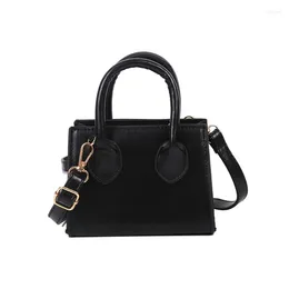 Shoulder Bags Women's Bag Korean Version Solid Color Square Mini Messenger Fashion High Quality Soft Leather Crossbody