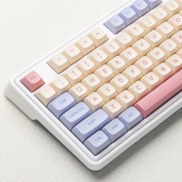 Keyboards Marshmallow 132 Keys Keycaps PBT Dye Sublimation XDA Profile For MX Switch Fit 61/64/68/87/96/104/108 Keyboard XDA Keycaps