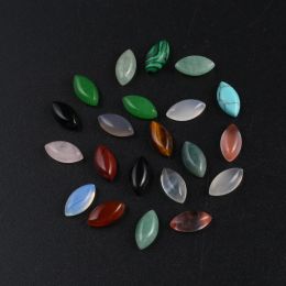 Strands Wholesale Natural Stone Horse Eye Shaped Cabochon Beads Jewelry Production DIY Rings Necklaces Bracelets Earrings Accessories