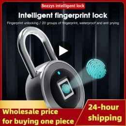 Control Tuya Smart Fingerprint Padlock Electronic Door Lock Smart Life APP Remote Unlock Waterproof Security Protection