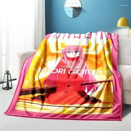 Blankets Lonely HD Soft Plush Bed Throwing Cartoon Picnic Thin Modern Flannel Blanket Cover Gedruckt Bettdecke Geschenk