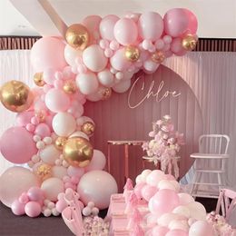 Party Decoration Balloon Garland Arch Kit Birthday Girl Foil Baby Shower Decor Globos Wedding Supplies