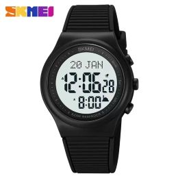 Clothing Skmei 1981 Watch for Prayer with Qibla Compass Adhan Alarm Hijri Islamic Wrist reloj hombre Back Light Muslim Azan Men Watches