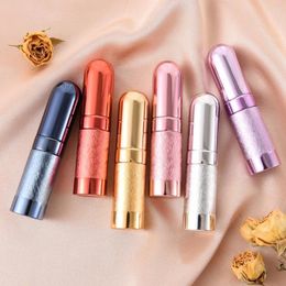 Storage Bottles Press Type Perfume Spray Bottle Portable Mini Aluminum Liquid Container Refill Empty Refillable Travel