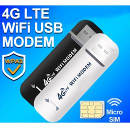 Routers 4G LTE Wireless Portable WIFI Router USB Dongle Modem Stick Mobile Broadband 2.4G 150Mbps Driverfree Support Multiple Devices