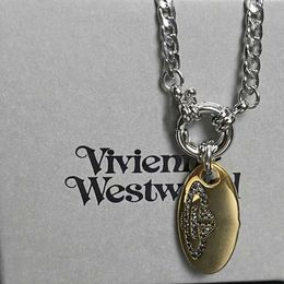 viviane westwood necklace women designer gold Jewellery woman necklaces clover gold silver cuban link chain choker womens luxury classic stainless steel pendant 11