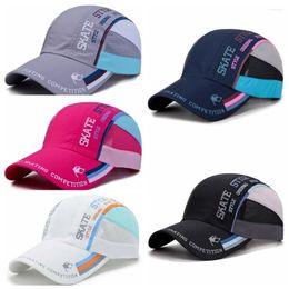 Ball Caps Printed Panel Baseball Hat High Quality Sun Protection Cotton Sunshade Quick Dry Snapback Cap