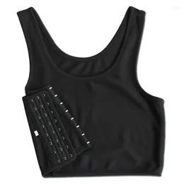 Women's Shapers Women Breast Binder Transboy Lesbian Corset Trans Vest Summer Side Buckle Short Tank Top Underwear Shaper Bustier Chest