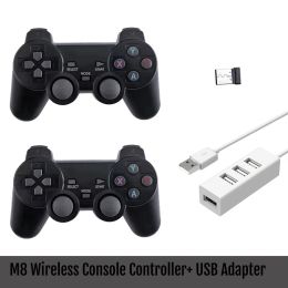 Hubs 2PCS M8 Wireless console controller with 4 port USB Hub