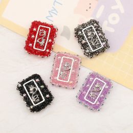 Beads Cordial Design 30Pcs 23*29MM DIY Beads/Rectangle Shape/Rhinestone Effect/Acrylic Bead/Hand Made/Jewelry Findings & Components