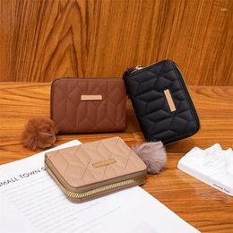 Wallets 2024 Purses For Women Card ID Holders Simple Fashion Plush Bag Bolso De Mujer Woman Wallet Pink Women's Luxury