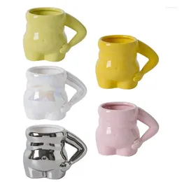 Mugs Milk Coffee Mug Creative Pinch Belly Cups Handmade Kawaii Ceramic Porcelain Drinking Breakfast Water Cup For Tea