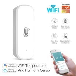 Control Smart Wireless Thermohygrometer TUYA Wifi Temperature And Humidity Detector Indoor Remote App Control Kitchen Accessories