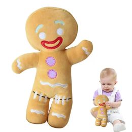 Dolls Gingerbread Man Plush Toy Baby Appease Doll Biscuits Man Pillow Car Seat Cushion Reindeer Home Decor Toy Children Christmas Gift