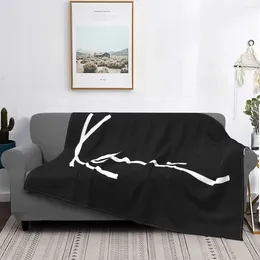 Blankets Karl Kani Iconic Signature Selling Trend Pattern Latest Print Farmhouse Customiz Low Price Original Flannel Blanket