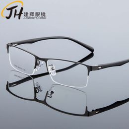 Fashionable New Steel Plate Myopia Spectacle Frame Business Leisure Metal Optical 9844