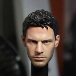 Dolls 1/6 Scale Male Soldier Head Sculpture Models Delicate Chris Redfield Head Carving fit 12" Male Figure Body Doll Accessories Toy