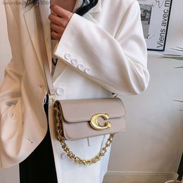 Luxury Leather Bags Handbag Designers Sell Hot Women's Brand High Small Square Bag Womens New Fashionable Shoulder Stylish Chain Underarm