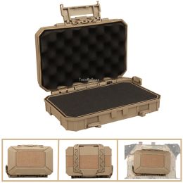 Accessories Tactical Storage Box Waterproof Outdoor Hunting Shooting Guns Accessories Suitcase Hard Shell Molle Military Airsoft Toolbox