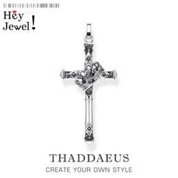 Pendant Necklaces Majestic Cross & Crown 2022 Jewelry Europe 925 Sterling Silver Symbolism Promises Shield And Certaint Gift F279j