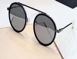 Men M 0025S Dark Ruthenium Black Round Sunglasses Fashion sunglasses Shades occhiali da sole New With Box3819119