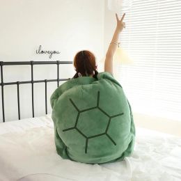 Cushions Funny Extra Large Wearable Turtle Shell Pillows Weighted Stuffed Animal Costume Plush Toy Funny Dress Up, Gifts for Kids New