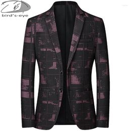 Men's Suits High End Blazer Brand Casual Fashion Elegant Slim Fit Designer Jacket Expensive Suit For Men Style Clothing
