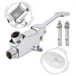 Bathroom Sink Faucets Switch Control Floor Foot Pedal Valve Faucet Basin Kitchen Water Tap El