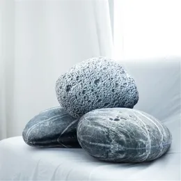 Dolls Plush Toy Creative Decor Pillow Soft Pillow Pebble Stone Pillow Sofa Simulated Stone For Movie Props Home Cushion for Kids Gifts