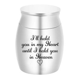 Memorials Small Mini Cremation Human Ashes Holder Stainless Steel Memorial Keepsake Ash Funeral Urn For Pet Small Ashes For Dog Pet