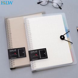 A5 A4 B5 matte adhesive loose strap notebook paper planner inner ring file cabinet materials stationery gift Traveller 240415