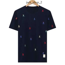 Psyco Bunny T Shirt Mens Womens Skeleton Rabbit 2024 New Design Multi Style Men Shirt Fashion Designer Tshirt Couple Short Sleeve Siz 8176 600