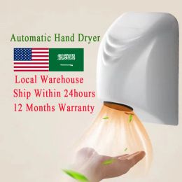 Dryers 1000W Automatic Hand Dryer Electric Heater Wind Hand Dryer Machine Hotel Bathroom Hand Dryer Household Equipment Mini Blow Dryer