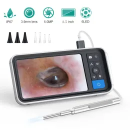 Trimmers Digital Otoscope with Screen 3.9mm 1080P HD Ear Scope Endoscope Ear Cleaner With 2500mAh Rechargeable Battery