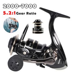 Accessories New Fishing Reel NX20007000 series Lightweight Metal Spinning Wheel Fishing Coil Shallow Spool Suitable Fishing Accessories