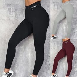 Women's Pants Print Leggings Female Plus Size High Waist Workout Gym