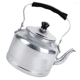 Mugs Water Kettle Aluminium Stovetop Tea Pot With Handle Kitchen For Loose 3L