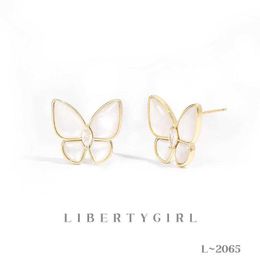 Designer charm Van Butterflrings with a sophisticated and temperament jewelry