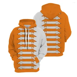 Men's Hoodies Pull On Casual Top Full Body Printed Hooded Sweatshirt Pattern Hoodie 3D Spring And Autumn Warm Clothing