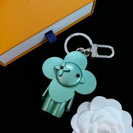 Cute Sun flower keychains High end key chain Luxury Designer Keychain Motorcycle Car Brand keyring for charm Men Women lovers Jewelry Best gifts key Rings with box