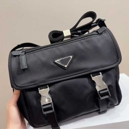Tote bag high definition Parachute Nylon Mother and Child Oxford Cloth Inverted Triangle Single Crossbody Multi compartment Lightweight Change Postman