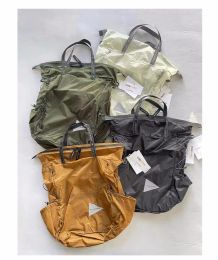 Bags And wander sil tote bag Japanese ultra light and thin nylon casual carrying crossbody bag for both men and women